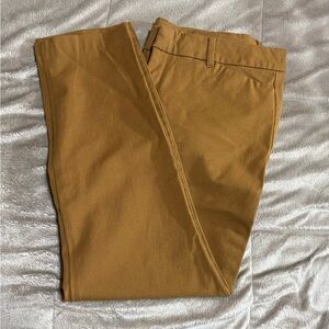 Old Navy Women's Slim Fit Chinos in Mustard Tan